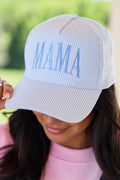 Blue Striped Mama Trucker Hat SALE